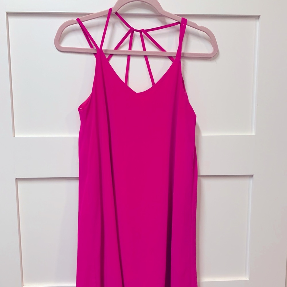 NEW bright pink strapped dress!!